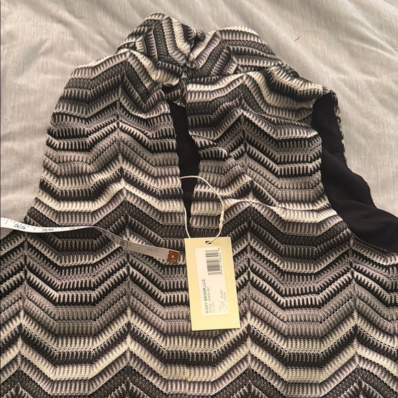 Ramy Brook Chevron Dressy Tank Top NWT Size L – $275 Retail - Picture 5 of 6
